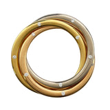 カルティエ Cartier トリニティネックレス ゴールドxピンクゴールドxホワイトゴールド 750 ジュエリー