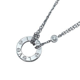 カルティエ Cartier ラブサークルネックレス2PD ホワイトゴールド 750 ジュエリー