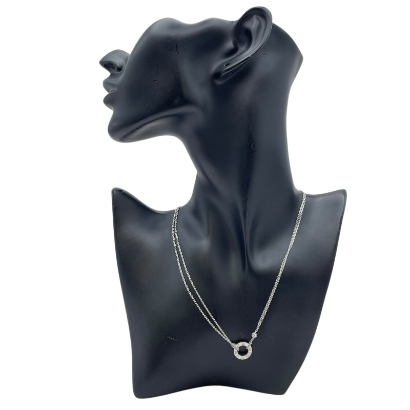 カルティエ Cartier ラブサークルネックレス2PD ホワイトゴールド 750 ジュエリー