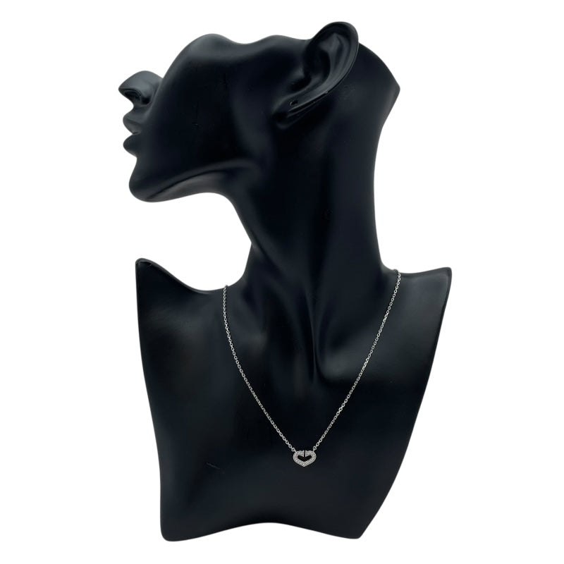 カルティエ Cartier Cハートダイヤネックレス ホワイトゴールド 750 ジュエリー