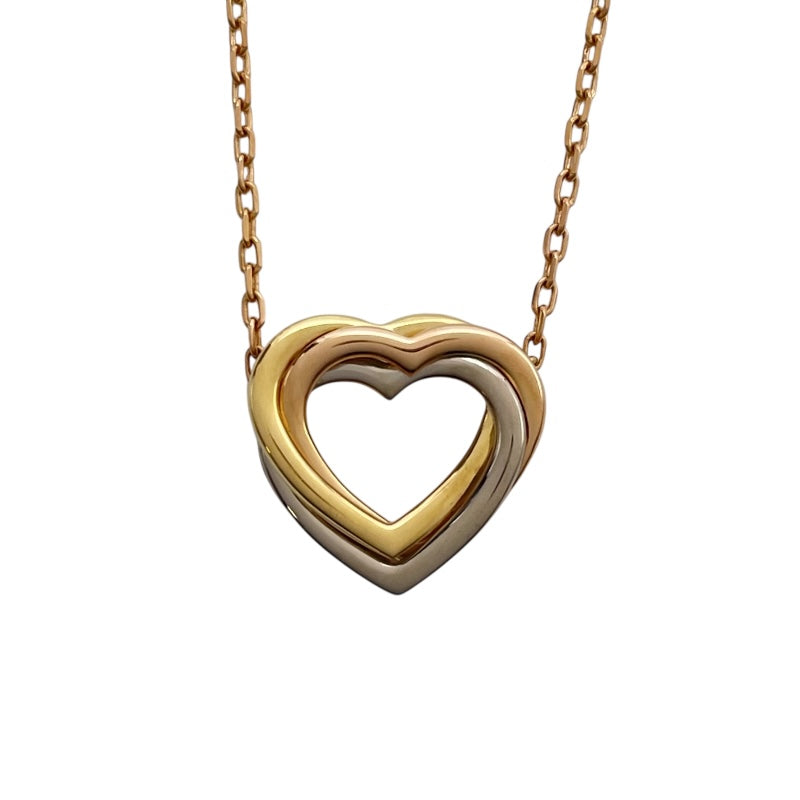 カルティエ Cartier トリニティハートネックレス ピンクゴールド 750 ジュエリー