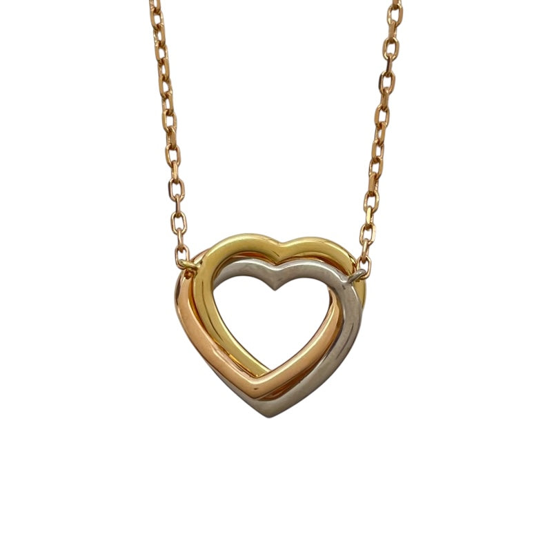 カルティエ Cartier トリニティハートネックレス ピンクゴールド 750 ジュエリー