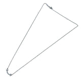 ティファニー TIFFANY＆CO Tスマイルダイヤネックレスミニ ホワイトゴールド Au750 ジュエリー