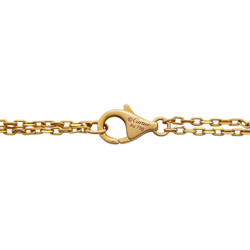 カルティエ Cartier ラブサークルネックレス2PD ピンクゴールド Au750 ジュエリー
