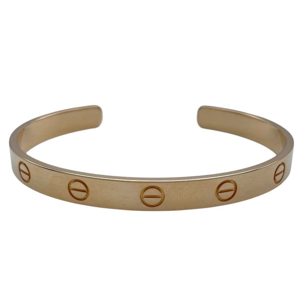 カルティエ Cartier オープンラブブレス ピンクゴールド Au750 ジュエリー