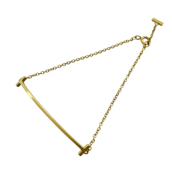 ティファニー TIFFANY＆CO Tスマイルブレススモール ゴールド Au750 ジュエリー