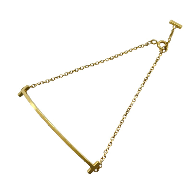 ティファニー TIFFANY＆CO Tスマイルブレススモール ゴールド Au750 ジュエリー