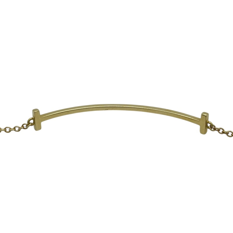 ティファニー TIFFANY＆CO Tスマイルブレススモール ゴールド Au750 ジュエリー