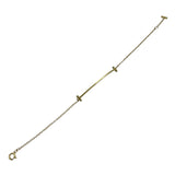 ティファニー TIFFANY＆CO Tスマイルブレススモール ゴールド Au750 ジュエリー