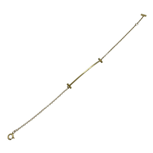 ティファニー TIFFANY＆CO Tスマイルブレススモール ゴールド Au750 ジュエリー