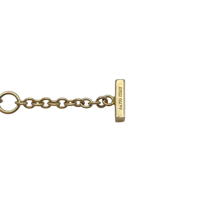 ティファニー TIFFANY＆CO Tスマイルブレス ピンクゴールド Au750 ジュエリー