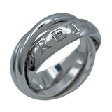 カルティエ Cartier トリニティリング 1998年クリスマス限定 ホワイトゴールド 750 ジュエリー