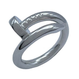 カルティエ Cartier ジュストアンクルリング ホワイトゴールド Au750 ジュエリー