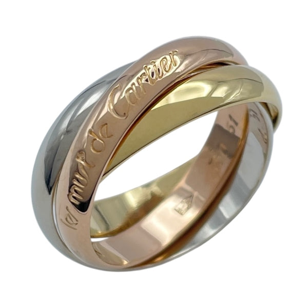 カルティエ Cartier トリニティリング ゴールドxピンクゴールドxホワイトゴールド 750 ジュエリー