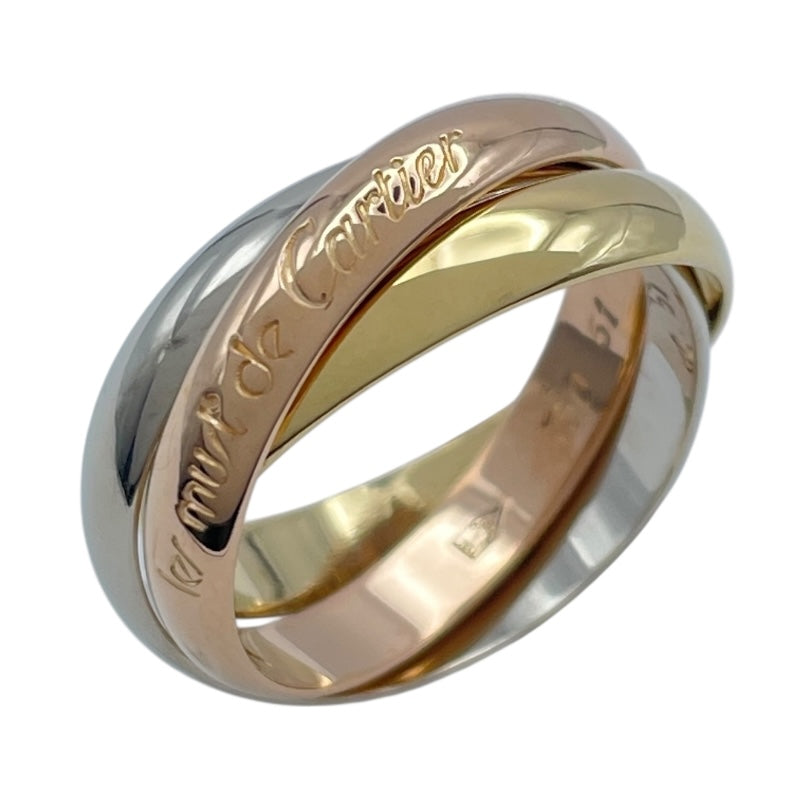 カルティエ Cartier トリニティリング ゴールドxピンクゴールドxホワイトゴールド 750 ジュエリー