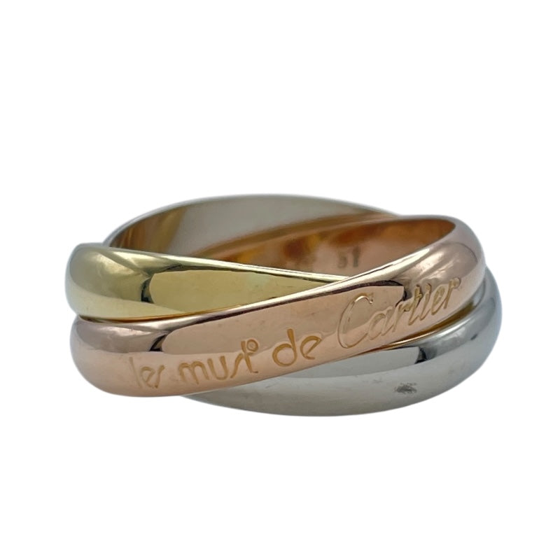 カルティエ Cartier トリニティリング ゴールドxピンクゴールドxホワイトゴールド 750 ジュエリー