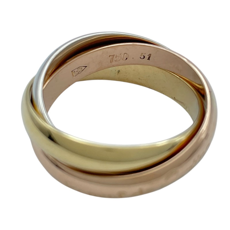 カルティエ Cartier トリニティリング ゴールドxピンクゴールドxホワイトゴールド 750 ジュエリー