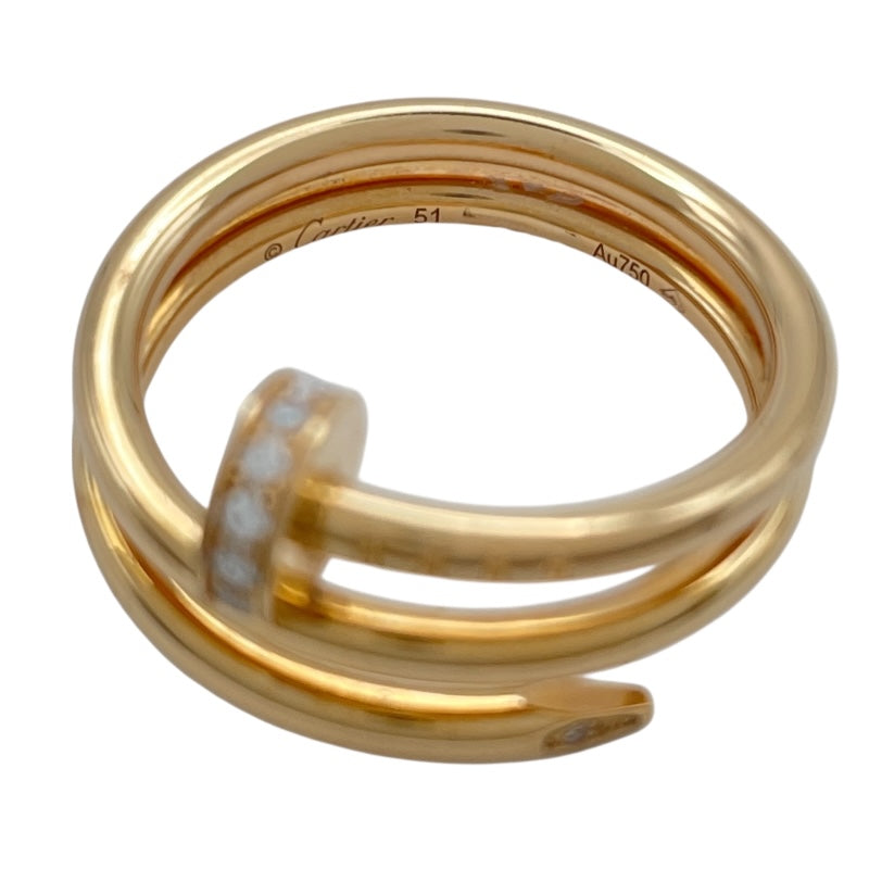 カルティエ Cartier ジュストアンクルダイヤリング ピンクゴールド 750 ジュエリー