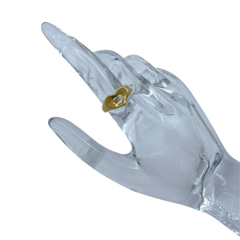 ティファニー TIFFANY＆CO オープンハートリング ゴールド 18K ジュエリー