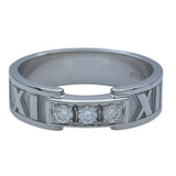 ティファニー TIFFANY＆CO アトラス3PDリング ホワイトゴールド Au750 ジュエリー