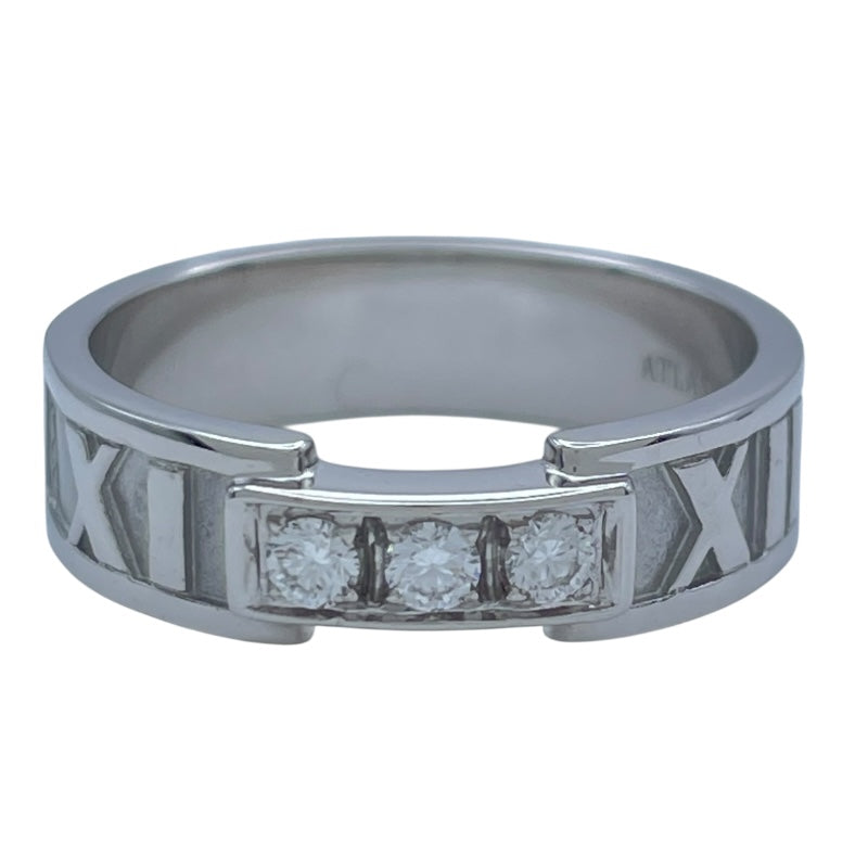 ティファニー TIFFANY＆CO アトラス3PDリング ホワイトゴールド Au750 ジュエリー