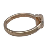 ティファニー TIFFANY＆CO Tワンダイヤリング ピンクゴールド Au750 ジュエリー