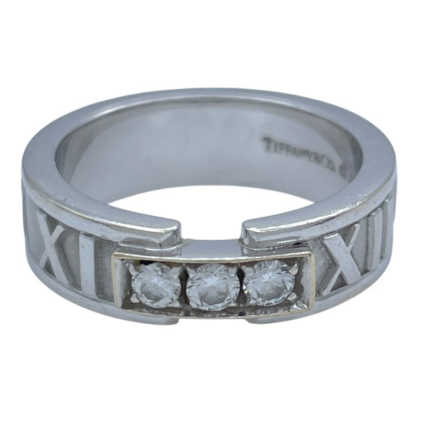 ティファニー TIFFANY＆CO アトラス3PDリング ホワイトゴールド 750 ジュエリー