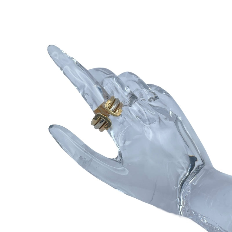 カルティエ Cartier 2CリングLM ゴールドxピンクゴールドxホワイトゴールド 750 ジュエリー