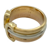 カルティエ Cartier 2CリングLM ゴールドxピンクゴールドxホワイトゴールド 750 ジュエリー