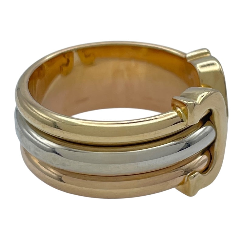 カルティエ Cartier 2CリングLM ゴールドxピンクゴールドxホワイトゴールド 750 ジュエリー