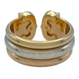 カルティエ Cartier 2CリングLM ゴールドxピンクゴールドxホワイトゴールド 750 ジュエリー