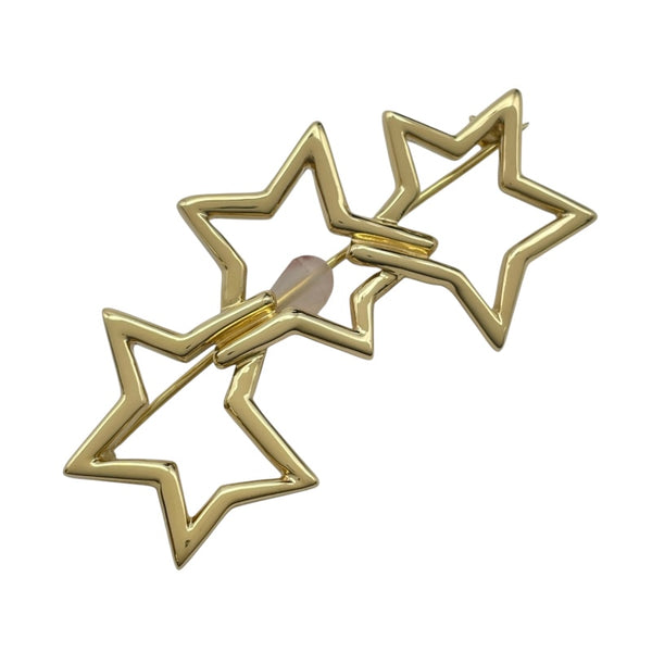 ティファニー TIFFANY＆CO トリプルスターブローチ ゴールド 18K ジュエリー
