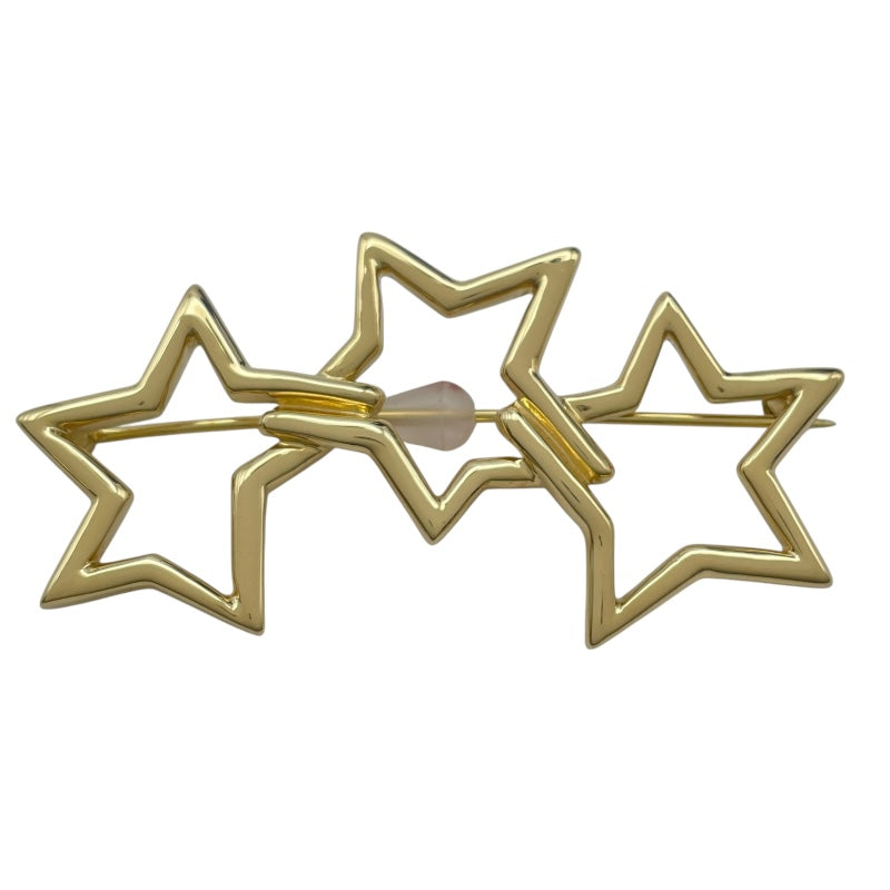 ティファニー TIFFANY＆CO トリプルスターブローチ ゴールド 18K ジュエリー