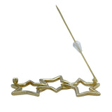 ティファニー TIFFANY＆CO トリプルスターブローチ ゴールド 18K ジュエリー