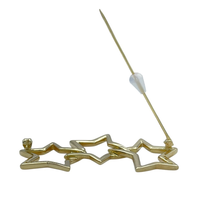 ティファニー TIFFANY＆CO トリプルスターブローチ ゴールド 18K ジュエリー