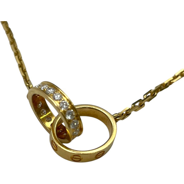 カルティエ Cartier ベビーラブダイヤネックレス ゴールド 750 ジュエリー