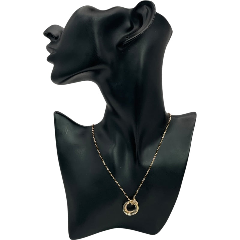 カルティエ Cartier トリニティダイヤネックレス ゴールド×ピンクゴールド× ホワイトゴールド Au750 ジュエリー