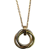 カルティエ Cartier トリニティダイヤネックレス ピンクゴールド 750 ジュエリー