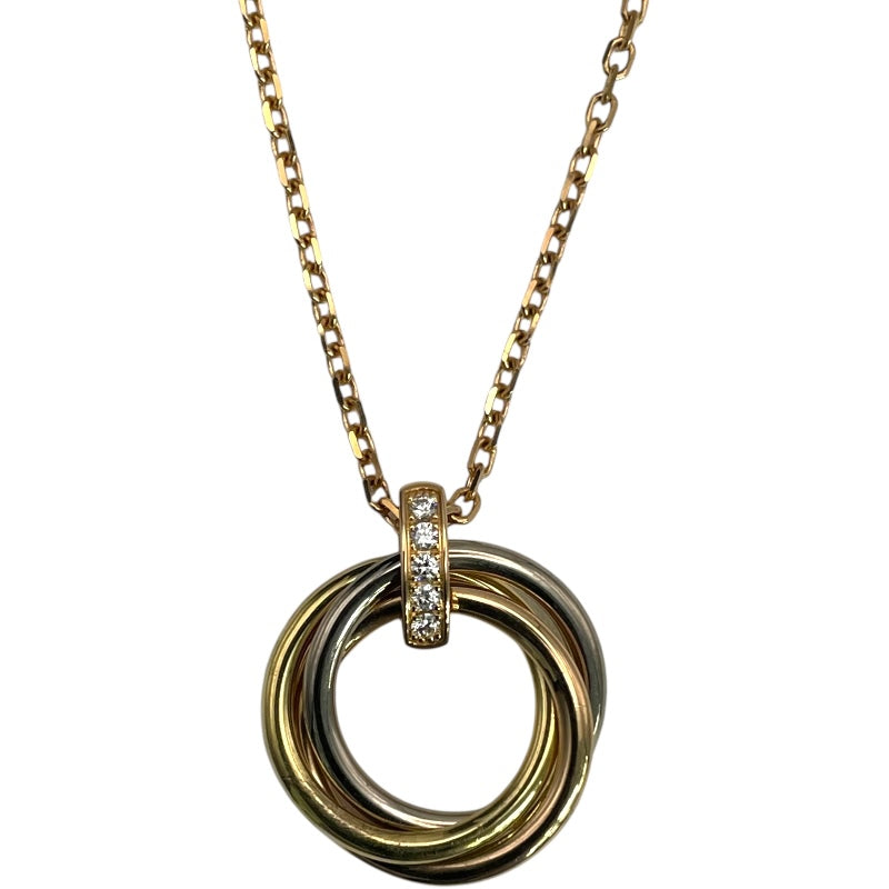 カルティエ Cartier トリニティダイヤネックレス ピンクゴールド 750 ジュエリー