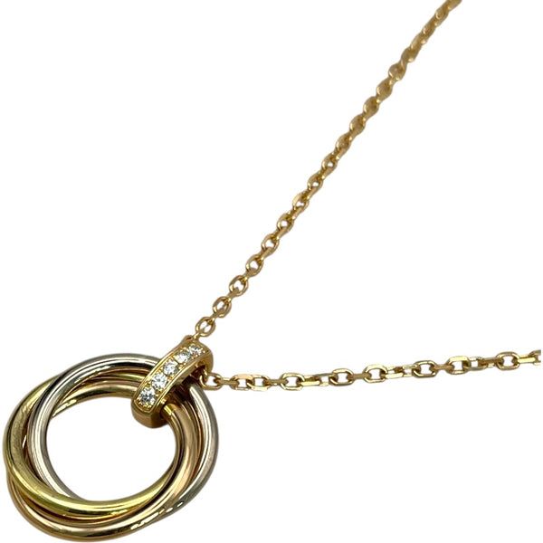 カルティエ Cartier トリニティダイヤネックレス ピンクゴールド 750 ジュエリー