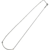 ティファニー TIFFANY＆CO Tスマイルネックレススモール ホワイトゴールド Au750 ジュエリー