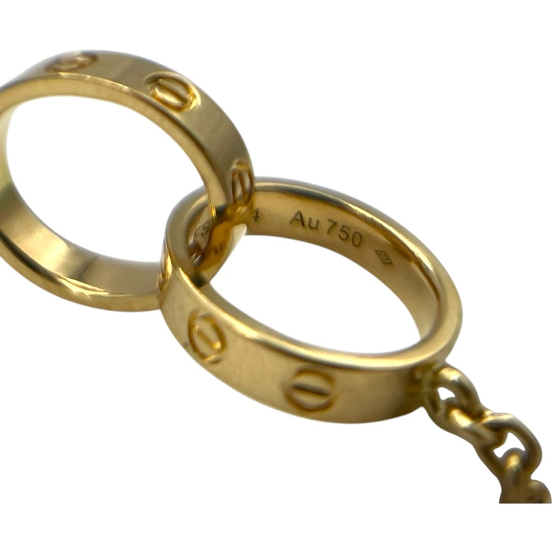 カルティエ Cartier ベビーラブネックレス ゴールド Au750 ジュエリー