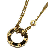 カルティエ Cartier ラブサークル2Pダイヤネックレス ゴールド Au750 ジュエリー