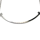 ティファニー TIFFANY＆CO Tスマイルネックレススモール ホワイトゴールド Au750 ジュエリー