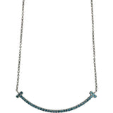 ティファニー TIFFANY＆CO Tスマイルネックレススモール ホワイトゴールド Au750 ジュエリー
