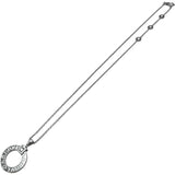 ブルガリ BVLGARI ブルガリブルガリ1Pダイヤサークルネックレス ホワイトゴールド Au750 ジュエリー