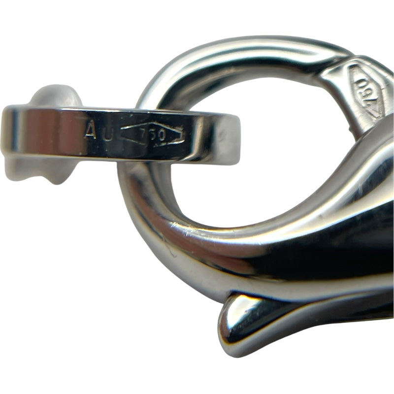 ブルガリ BVLGARI ブルガリブルガリ1Pダイヤサークルネックレス ホワイトゴールド Au750 ジュエリー