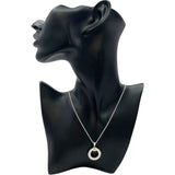 ブルガリ BVLGARI ブルガリブルガリ1Pダイヤサークルネックレス ホワイトゴールド Au750 ジュエリー