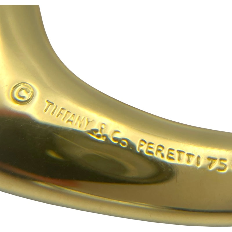 ティファニー TIFFANY＆CO オープンハートネックレス ゴールド 750 ジュエリー