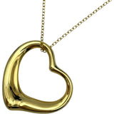 ティファニー TIFFANY＆CO オープンハートネックレス ゴールド 750 ジュエリー